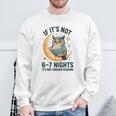 6-7 Nights Reading Owl On Moon Book Lover Reading Sweatshirt Gifts for Old Men