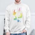 8th Birthday Book Reading Bookworm Book Lover Girls Sweatshirt Gifts for Old Men