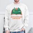 Adventure Awaits a Idea For Book Lovers Sweatshirt Gifts for Old Men Adventure Awaits a Idea For Book Lovers Sweatshirt Gifts for Old Men