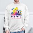 Already Booked Reading Book Lover Literacy Day Bookworm Premium Tri-Blend Sweatshirt Gifts for Old Men