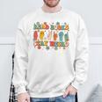 ASL American Sign Language Reads Books Stays Weird Sweatshirt Gifts for Old Men ASL American Sign Language Reads Books Stays Weird Sweatshirt Gifts for Old Men