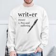 Author Book Writer Journalist Novelist Sweatshirt Gifts for Old Men