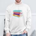 I Like Big Books And I Cannot Lie Reading Reader Bookworm Sweatshirt Gifts for Old Men