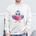 This Is My Book Character Costume Cute Pigeon Kids Reading Sweatshirt Gifts for Old Men