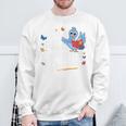 This Is My Book Character Costume Fun Pigeon Reading Lovers Sweatshirt Gifts for Old Men