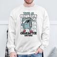 This Is My Book Character Costume Reading Book Lover Sweatshirt Gifts for Old Men