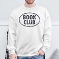 Book Club Oval Logo Sweatshirt Gifts for Old Men