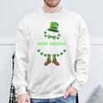 Im The Book Dragon Leprechaun St Patricks Day Sweatshirt Gifts for Old Men