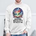 Book Dragon Reading Escaping Reality One Page Bookish Dragon Sweatshirt Gifts for Old Men