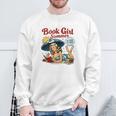 Book Girl Summer We Read At Dawn Sweatshirt Gifts for Old Men