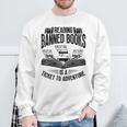 Book Lover Banned Book List Banned Book Set Librarian Sweatshirt Gifts for Old Men