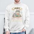 Book Lover Cute Cat Coffee Just 1 More Chapter Cozy Reading Sweatshirt Gifts for Old Men