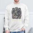 Book Lover I'm a Bookwyrm Not A Bookworm Fantasy Library Fan Premium Tri-Blend Sweatshirt Gifts for Old Men