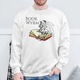 Book Lover I'm A Bookwyrm Not A Bookworm T-Shirt Sweatshirt Gifts for Old Men