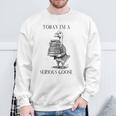 Book Lover Librarian Today I'm Serious Goose Meme Sweatshirt Gifts for Old Men