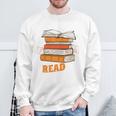 Book Lover Reading Hobby Fan Passion Geek Nerd Wizard Job Sweatshirt Gifts for Old Men