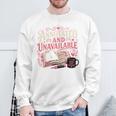 Book Reader Reading Joke Humor Comfort Colors Crop Top Sweatshirt Gifts for Old Men