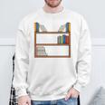 Book Reader Reading Lover Sweatshirt Gifts for Old Men