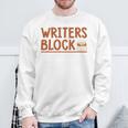 Book Writer Author Writers Block Book Writing Novelist Premium Tri-Blend Sweatshirt Gifts for Old Men Book Writer Author Writers Block Book Writing Novelist Premium Tri-Blend Sweatshirt Gifts for Old Men