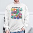 Booked For The Summer Women’s Book Lover Sweatshirt Gifts for Old Men