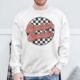 Bookish Baddie Retro Aesthetic Typography Sweatshirt Gifts for Old Men