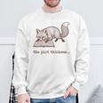 Bookish Fox Reading Fiction Novel Book Vintage Bookworms Sweatshirt Gifts for Old Men Bookish Fox Reading Fiction Novel Book Vintage Bookworms Sweatshirt Gifts for Old Men