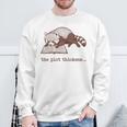Bookish Red Panda Reading Fiction Book Vintage Bookworms Premium Tri-Blend Sweatshirt Gifts for Old Men