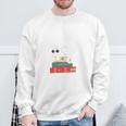 I Like Books Cats And Maybe 3 People Books & Cats Performance Sweatshirt Gifts for Old Men I Like Books Cats And Maybe 3 People Books & Cats Performance Sweatshirt Gifts for Old Men
