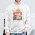 Books And Coffee Reading Book Lover Bookworm Sweatshirt Gifts for Old Men Books And Coffee Reading Book Lover Bookworm Sweatshirt Gifts for Old Men
