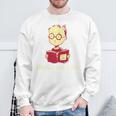 Books Are Cool Fun Reading Premium Sweatshirt Gifts for Old Men