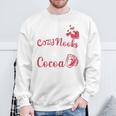 Books Cozy Nooks And Hot Cocoa Cute Fall Booklover Sweatshirt Gifts for Old Men