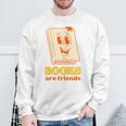 Books Are Friends Bookish Bookstore Library Premium Tri-Blend Sweatshirt Gifts for Old Men Books Are Friends Bookish Bookstore Library Premium Tri-Blend Sweatshirt Gifts for Old Men