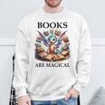 Books Are Magic Book Dragon ShirtReading Books Are Magical Sweatshirt Gifts for Old Men Books Are Magic Book Dragon ShirtReading Books Are Magical Sweatshirt Gifts for Old Men