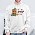 Books Are My Pot Of Gold St Patricks Day Bookworm Reader Sweatshirt Gifts for Old Men