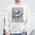Booktrovert Reader Introvert Book Lover Premium Tri-Blend Sweatshirt Gifts for Old Men