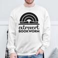 Bookworm Extrovert Fun Book Lovers Reading Sweatshirt Gifts for Old Men Bookworm Extrovert Fun Book Lovers Reading Sweatshirt Gifts for Old Men