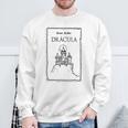 Bram Stoker's Dracula 1897 Original Book Cover Line Art Sweatshirt Gifts for Old Men