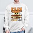 Camping Reading Fun Book Lover Camper Librarian Sweatshirt Gifts for Old Men