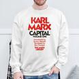 Capital Karl Marx Vintage Book Cover Sweatshirt Gifts for Old Men