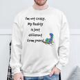 Cheshire Cat Alice In Wonderland Costume Book Quote Sweatshirt Gifts for Old Men