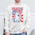 Childless Cat Ladies Vote Kamala Harris Cute Comic Book Cat Raglan Baseball Tee Sweatshirt Gifts for Old Men Childless Cat Ladies Vote Kamala Harris Cute Comic Book Cat Raglan Baseball Tee Sweatshirt Gifts for Old Men