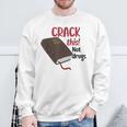 Christian Quote Holy Bible Crack This Book Not Drugs Sweatshirt Gifts for Old Men