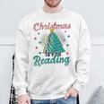 Christmas Is For Reading Books Christmas Tree Books Sweatshirt Gifts for Old Men