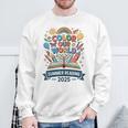 Color Our World Summer Reading 2025 Book Wildflowers Sweatshirt Gifts for Old Men Color Our World Summer Reading 2025 Book Wildflowers Sweatshirt Gifts for Old Men