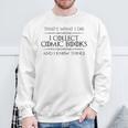 Comic Book I Collect Comic Books And I Know Things Sweatshirt Gifts for Old Men