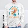 Crockpot Cookbook Baking Cooking Lovers Chef Cook Bakers Sweatshirt Gifts for Old Men