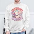 Cute Dragon Learning Wonder Bookworm Girls Books & Dragons Premium Tri-Blend Sweatshirt Gifts for Old Men