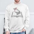 Cute Forest Animal Owl Reading Books Literature Sweatshirt Gifts for Old Men Cute Forest Animal Owl Reading Books Literature Sweatshirt Gifts for Old Men