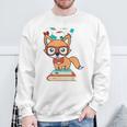 Cute Fox Smart Nerdy 1st Day School Teachers Students Books Sweatshirt Gifts for Old Men Cute Fox Smart Nerdy 1st Day School Teachers Students Books Sweatshirt Gifts for Old Men