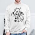 Cute Kawaii Dragon Coloring Book Art Color In Sweatshirt Gifts for Old Men Cute Kawaii Dragon Coloring Book Art Color In Sweatshirt Gifts for Old Men